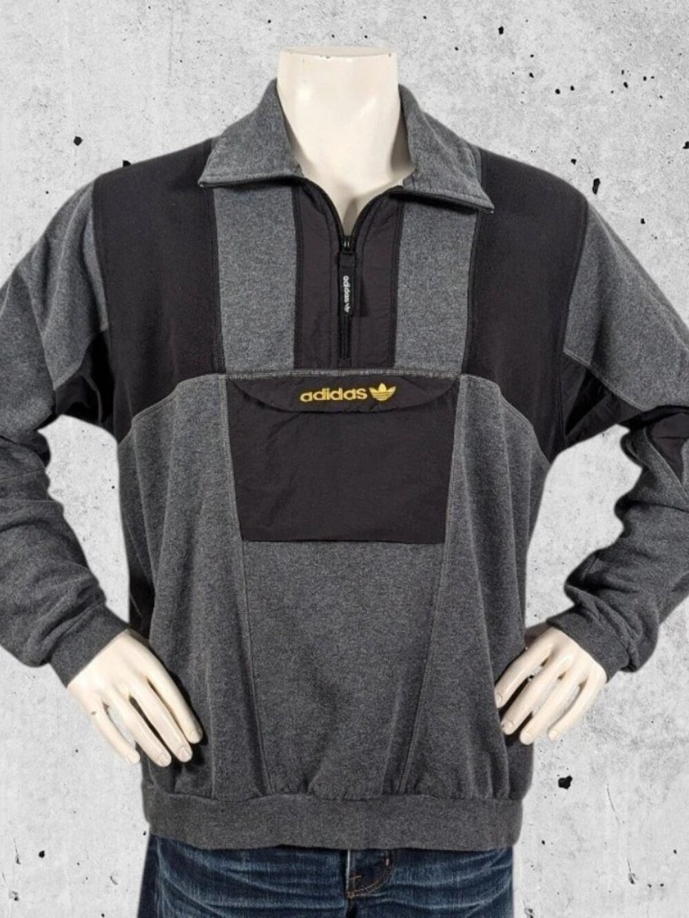Adidas Sweatshirt Size Large Adventure Field Pullover Gray Grey